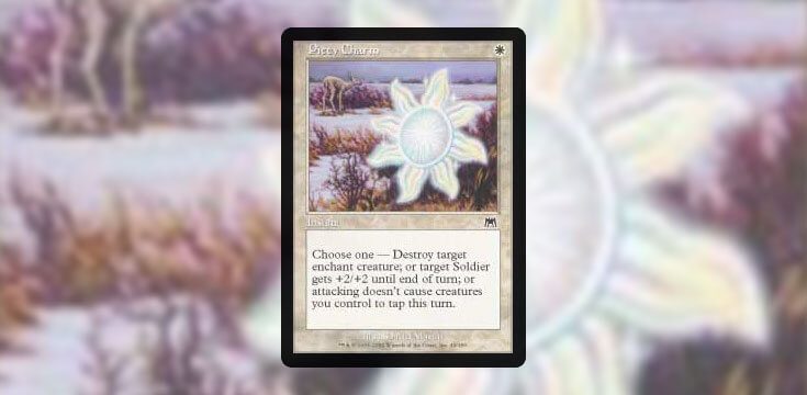 Pauper card tech Piety Charm
