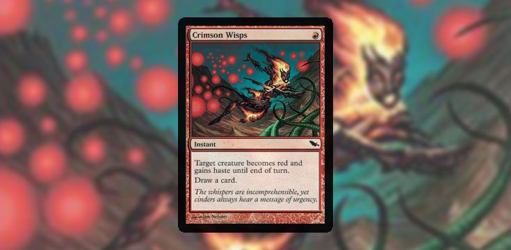 Pauper card tech Crimson Wisps