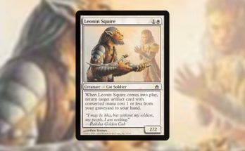 Pauper card tech Leonin Squire