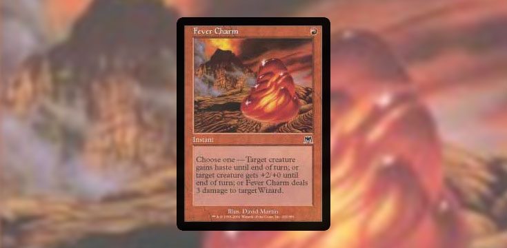 Pauper card tech Fever Charm