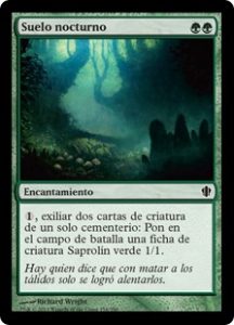 Cartas Pauper suelo nocturno