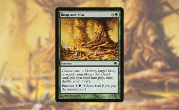 Pauper Tech reap and sow